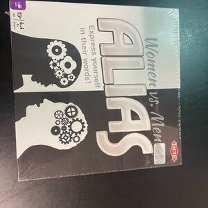 Women vs. Men Alias Party Game - Black & White Box